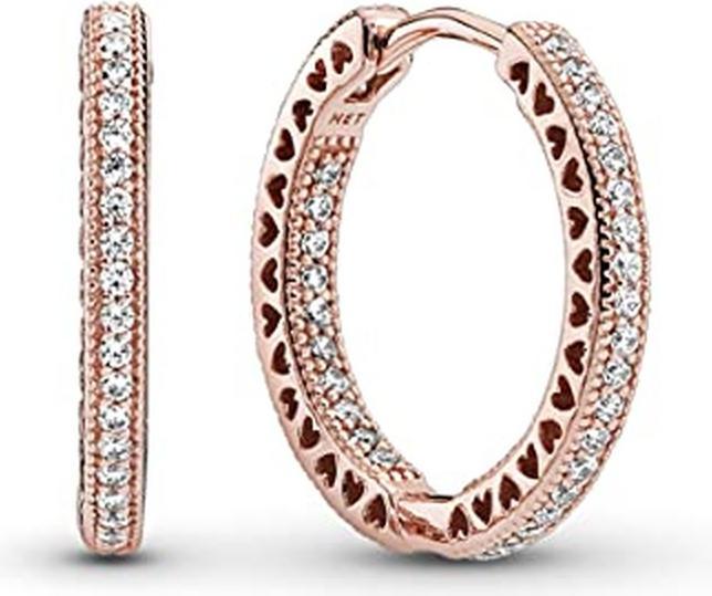 Immagine prodotto Pandora Orecchini a cerchio con cuore infinito (Oro)