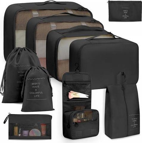 Geschenkidee Suitcase organiser 10-piece black