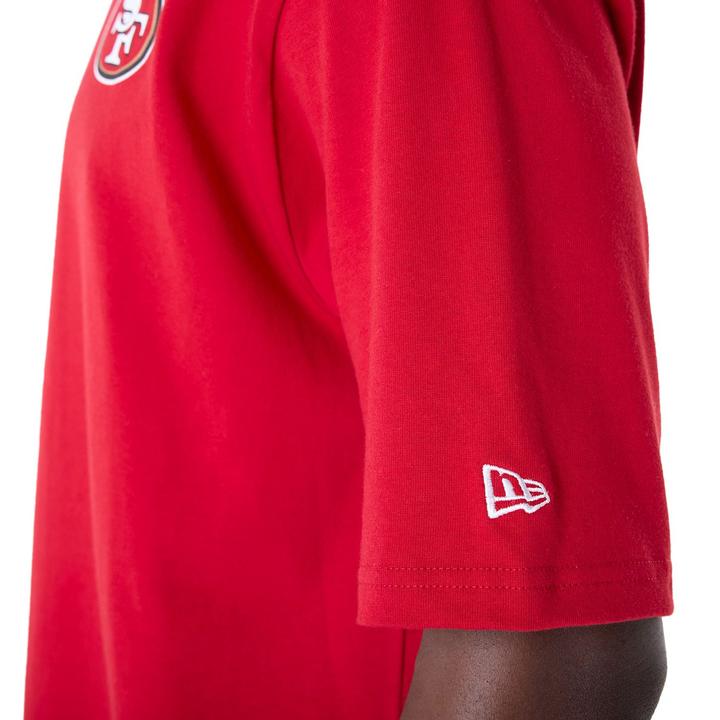 Actual product image New Era NFL Shirt - BACKPRINT San Francisco 49ers rot - S (S)