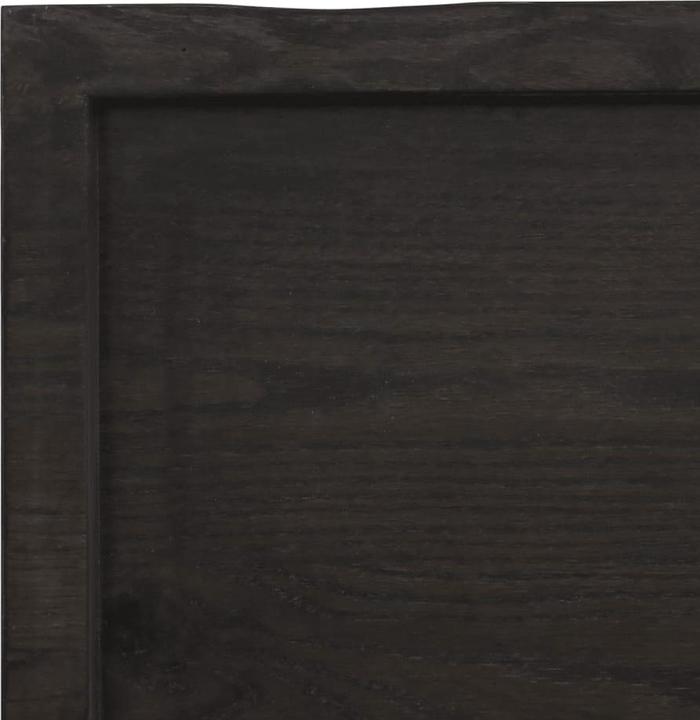 Image du produit VidaXL Tischplatte 100x40x4 cm Massivholz Eiche Behandelt (100 x 40 x 4 cm)