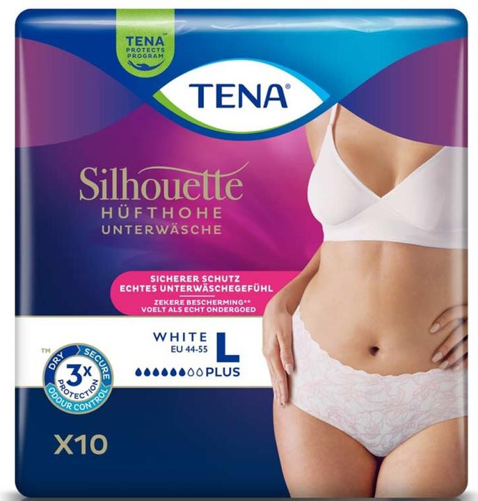 Produktbild Tena Plus Pants Weiss L (10 x, L)