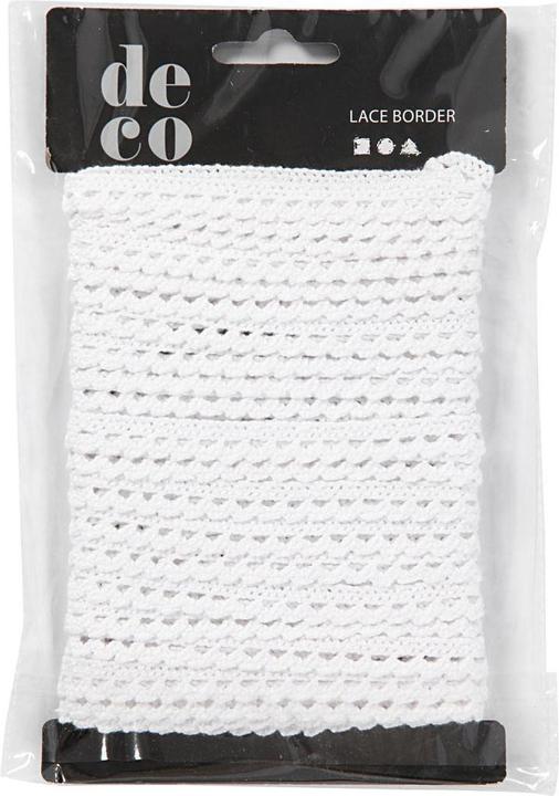 Image du produit Creativ Company Ruban de dentelle Blanc, 10m