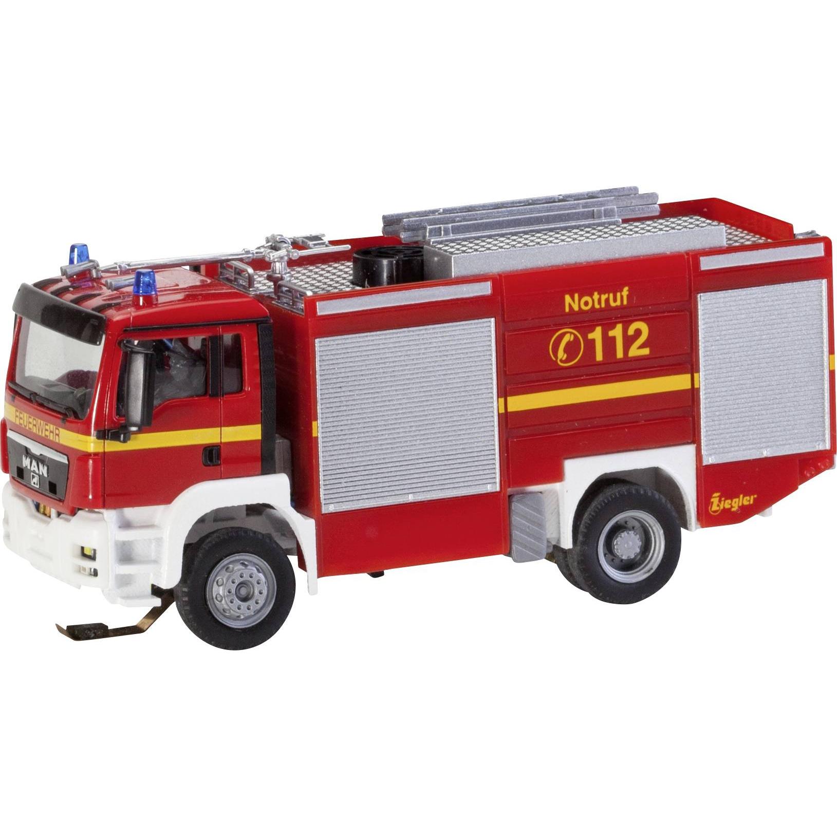 Faller Autovettura Sistema digitale MAN TGS TLF autopompa (HERPA)