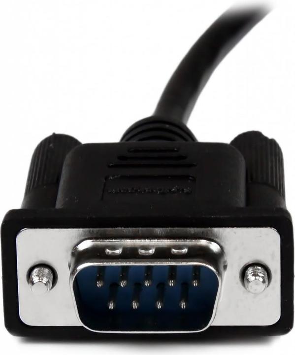 Productafbeelding StarTech 1m Zwarte Db9 Nulmodem Kabel (1 m)