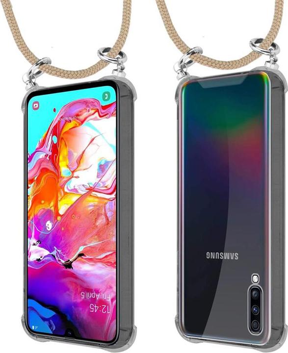 Produktbild Cadorabo TPU Handy Kette SILBER Cover