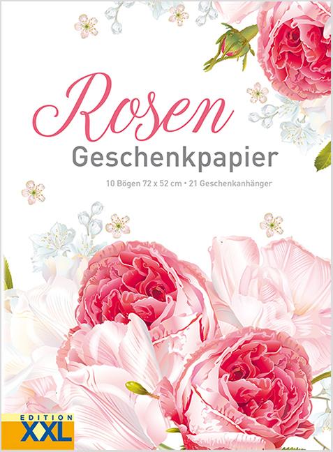 Produktbild Rosen - Geschenkpapier (Geschenkpapier, 21 x)