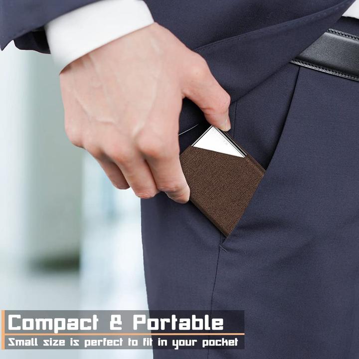 Produktbild Only-Bags.Store Visitenkartenetui, luxuriöses PU-Leder Premium-Visitenkartenetui, mit Magnetverschluss, zur