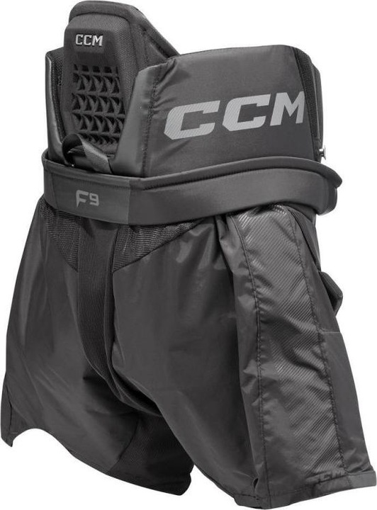 Actual product image CCM AXIS F9 SR goalkeeper shorts (black, S) (S)