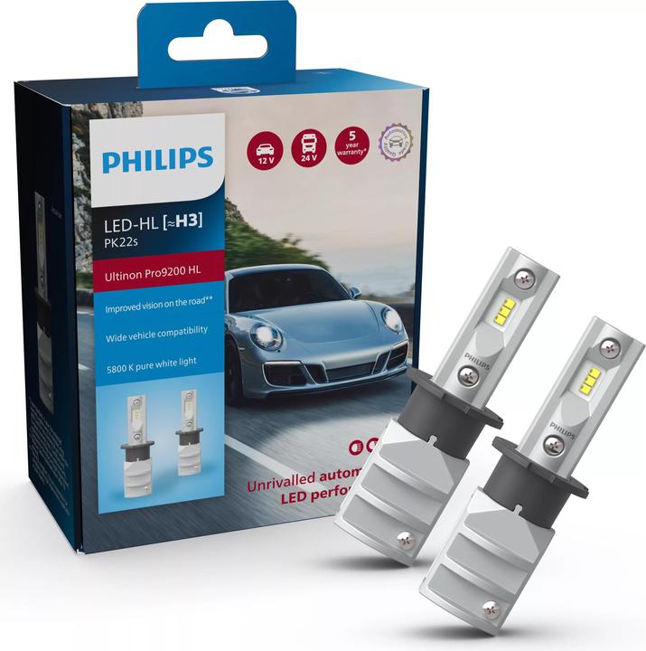 Actual product image Philips Ultinon Pro9200 HL 11336U92X2 Unrivalled LED automotive performance (H3)
