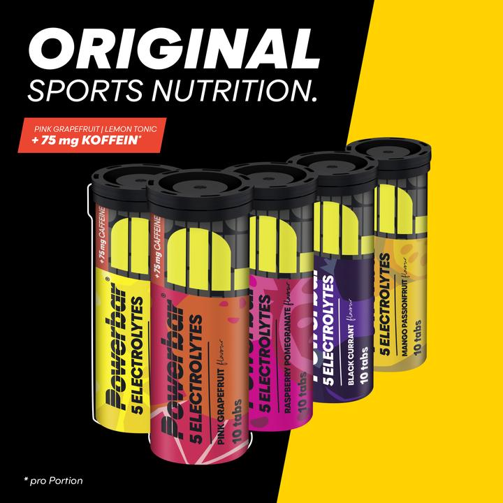 Image du produit Powerbar 5 Electrolytes (Citron, Caféine, 12 x)