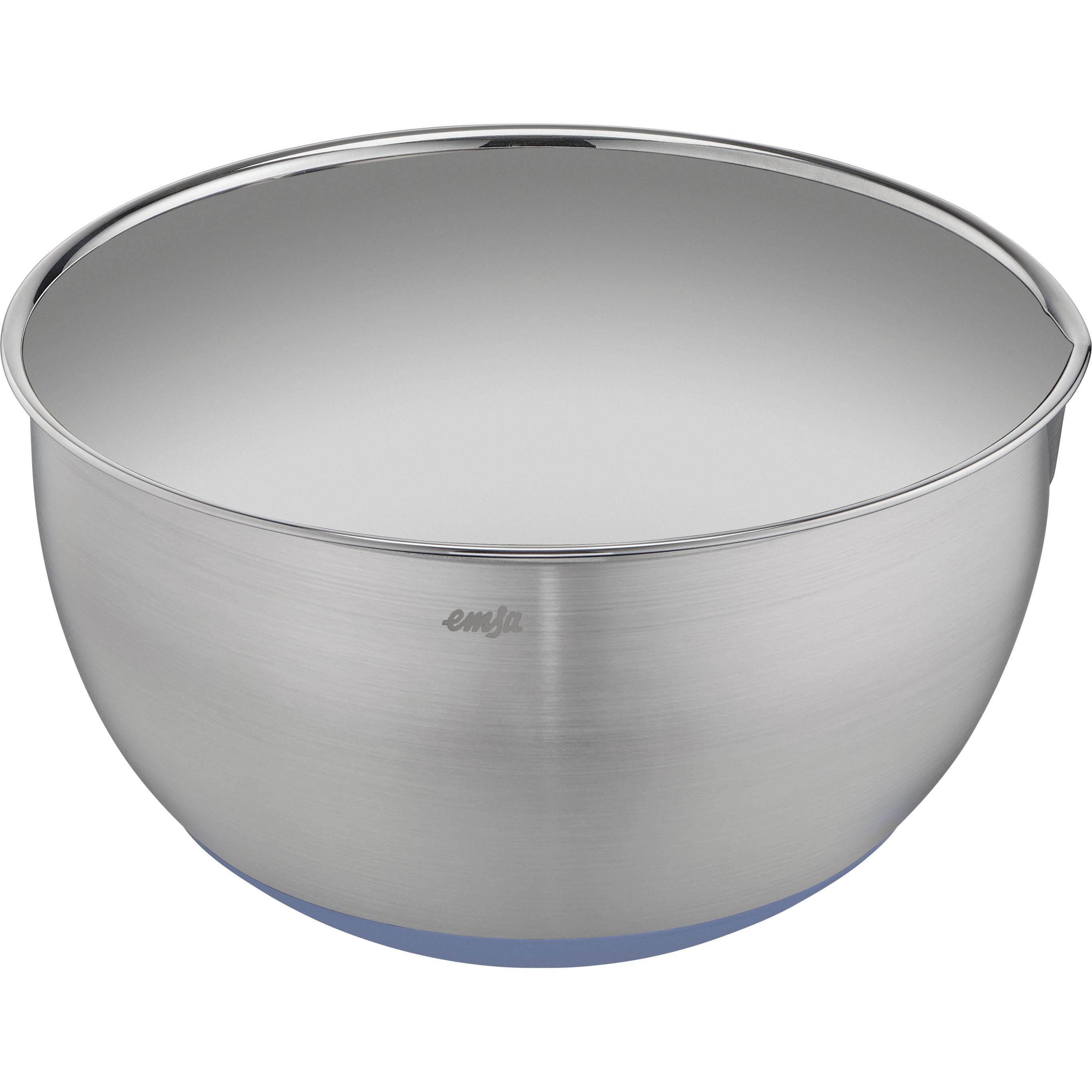 Emsa Prep&Bake, Schüssel + Schale, Blau, Silber