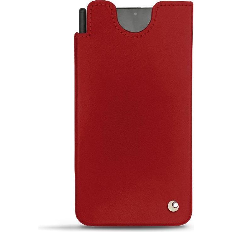 Noreve Lederschutzhülle (Samsung Galaxy S21 Ultra), Smartphone Hülle, Rot