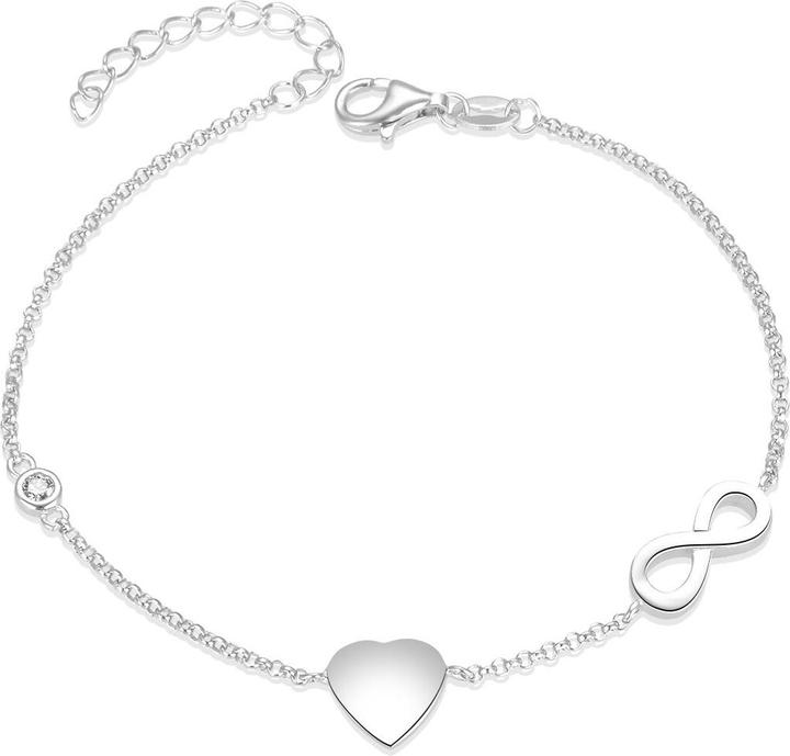 Produktbild Beneto Gentle silver bracelet with symbols AGB635 / 21