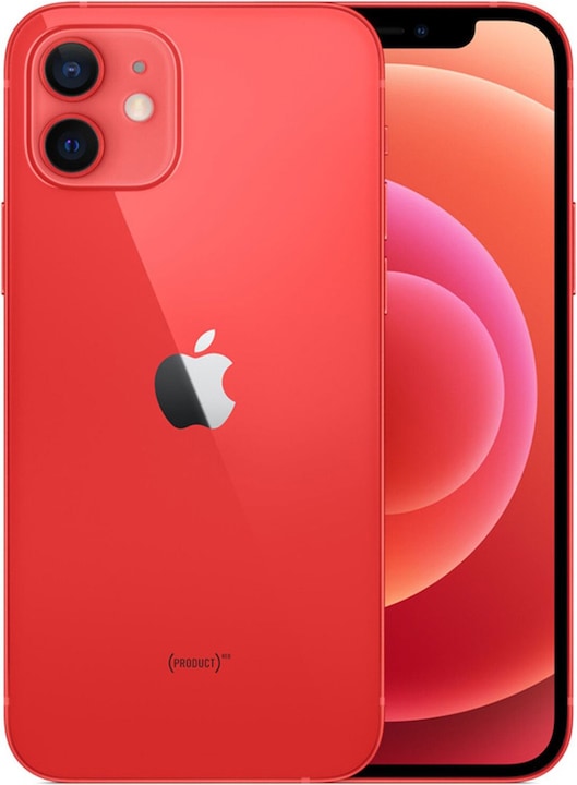 Actual product image Re!commerce iPhone 12 (128 GB, Red, 6.10", 12 Mpx, Single SIM, A / Like new)