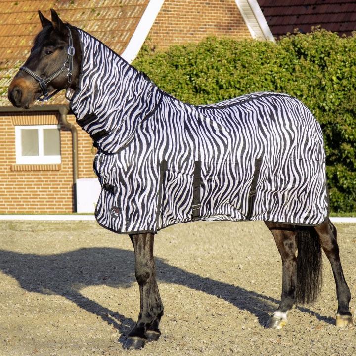 HKM Anti-Fly Rug Zebra With Neck (155 cm)