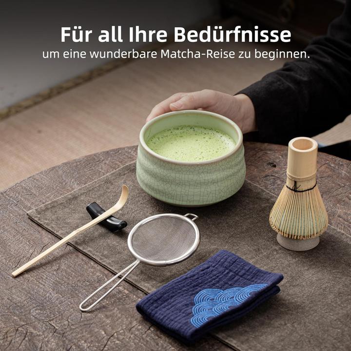 Produktbild Teanagoo 7-teiliges Matcha Tee-Set mit Besen und Zubehör