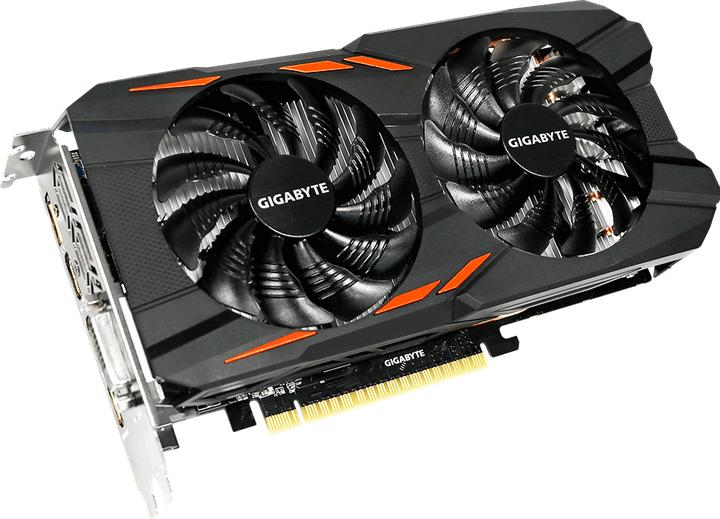 Actual product image Gigabyte GeForce GTX 1050 Ti WindForce OC (4 GB)