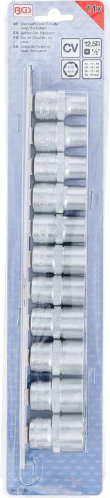 Produktbild BGS Steckschlüssel-Einsatz-Satz (19 mm, 12 mm, 14 mm, 16 mm, 10  mm, 21 mm, 18 mm, 17 mm, 11 mm, 15 mm, 13 mm, 20 mm)
