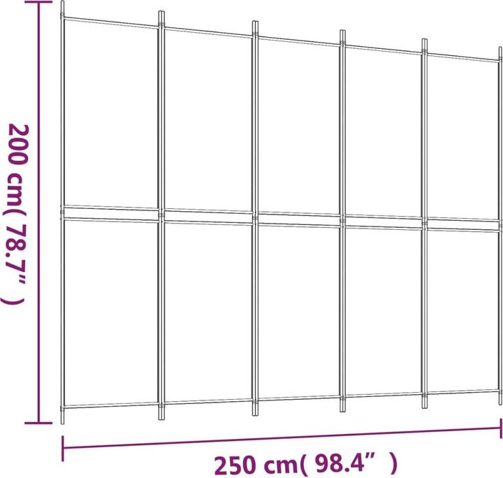 Image du produit vidaXL Raumteiler