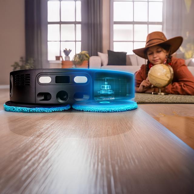 Actual product image Cecotec Conga X100 Robot Vacuum Cleaner (20000 Pa, Wiping pads (rotating))