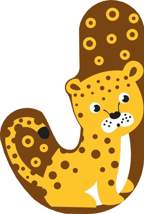 Produktbild small foot Holzbuchstabe Kinderzimmer J