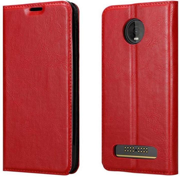 Actual product image Cadorabo Book Invisible Magnet Cover (Motorola Moto Z4)