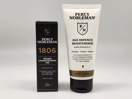 Produktbild Percy Nobleman 1881 Beard Conditioning Oil and Age Defence Moisturiser with Vitamin C (30 ml)