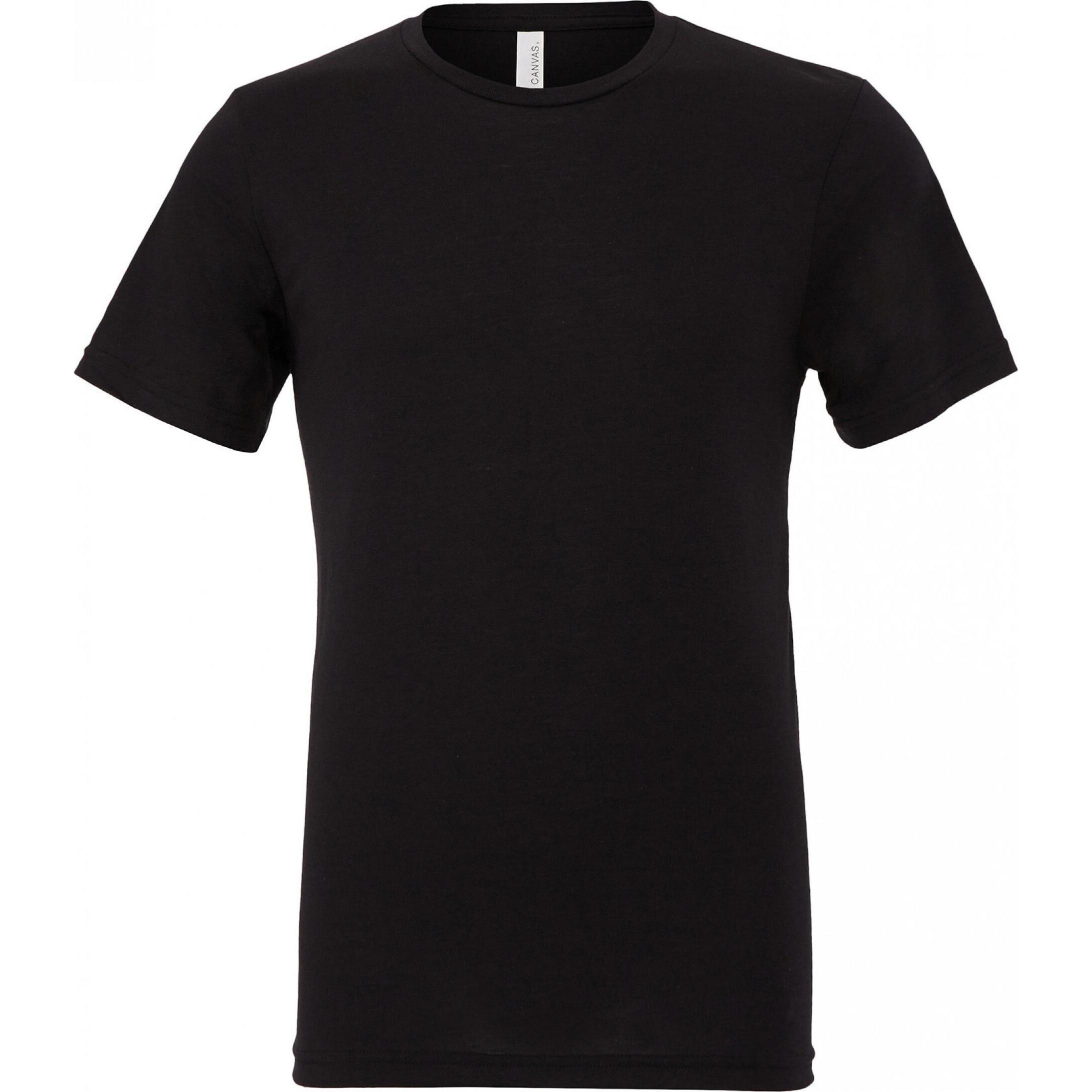 Bella Canvas, Herren, Shirt, Triblend Tee, Schwarz, (S)