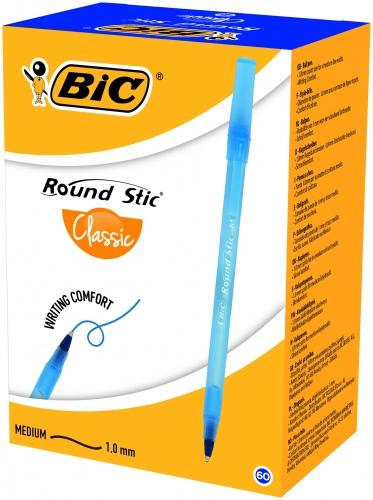 Image du produit Bic Dlugopis Round Stic niebieski pudelko 60 sztuk (Bleu, 60x)