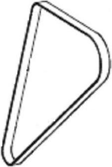 Actual product image Zebra BELT,.080"P,139T,CNDTV