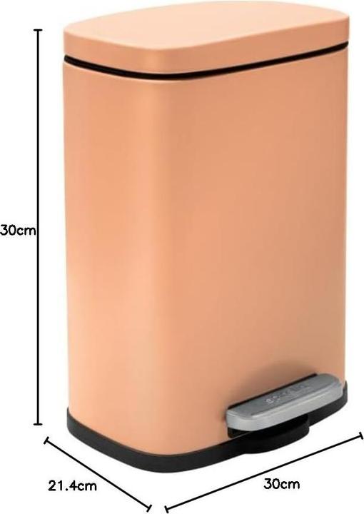 Produktbild spirella Akira Matt 5l Treteimer Matt-Peach (5 l)