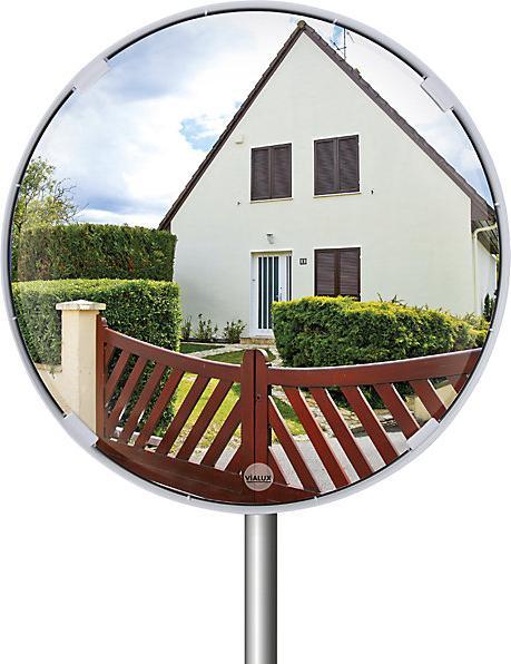 Actual product image SPL Multi-purpose mirror D.600mm plastic,white f.2 directions 11m (60 x 60 cm)