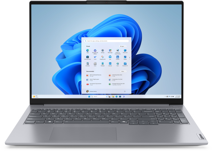Image du produit Lenovo ThinkBook 16 Gen 7 (16", AMD Ryzen 7 7735HS, 32 Go, 1000 Go, DE)