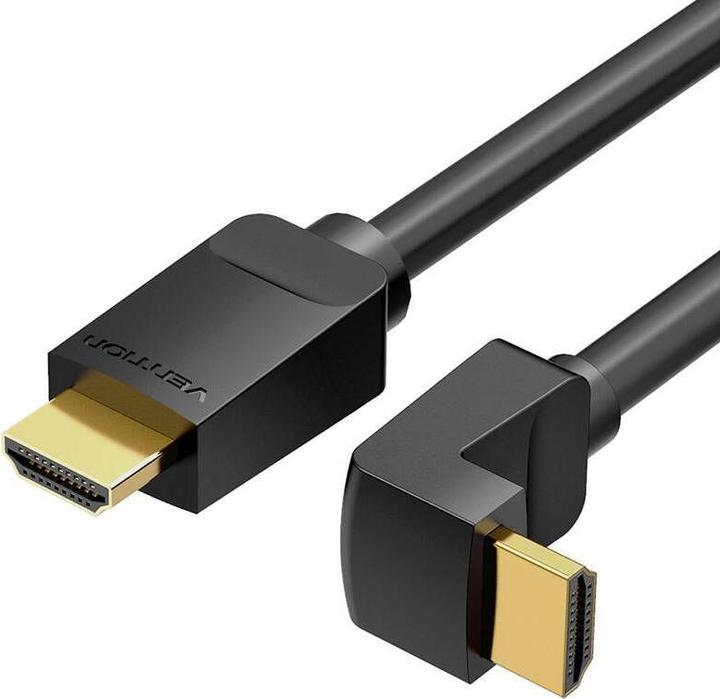 Actual product image Vention HDMI 2.0 Right Angle 90 degree black - 2m (2 m, HDMI)