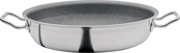 Spring Poêle à servir haute VULCANO INTENSE PRO 28 cm Antiadhésive INDUCTION (28 cm, Acier inoxydable)