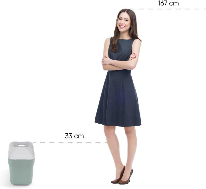 Produktbild Curver Kosz Do Segregacji śmieci 20l /Biały/ Jasny Szary (20 l)