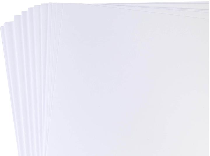 Erola Einbanddeckel Pressspan A4, 350 g/m², 100 Stück, Weiss