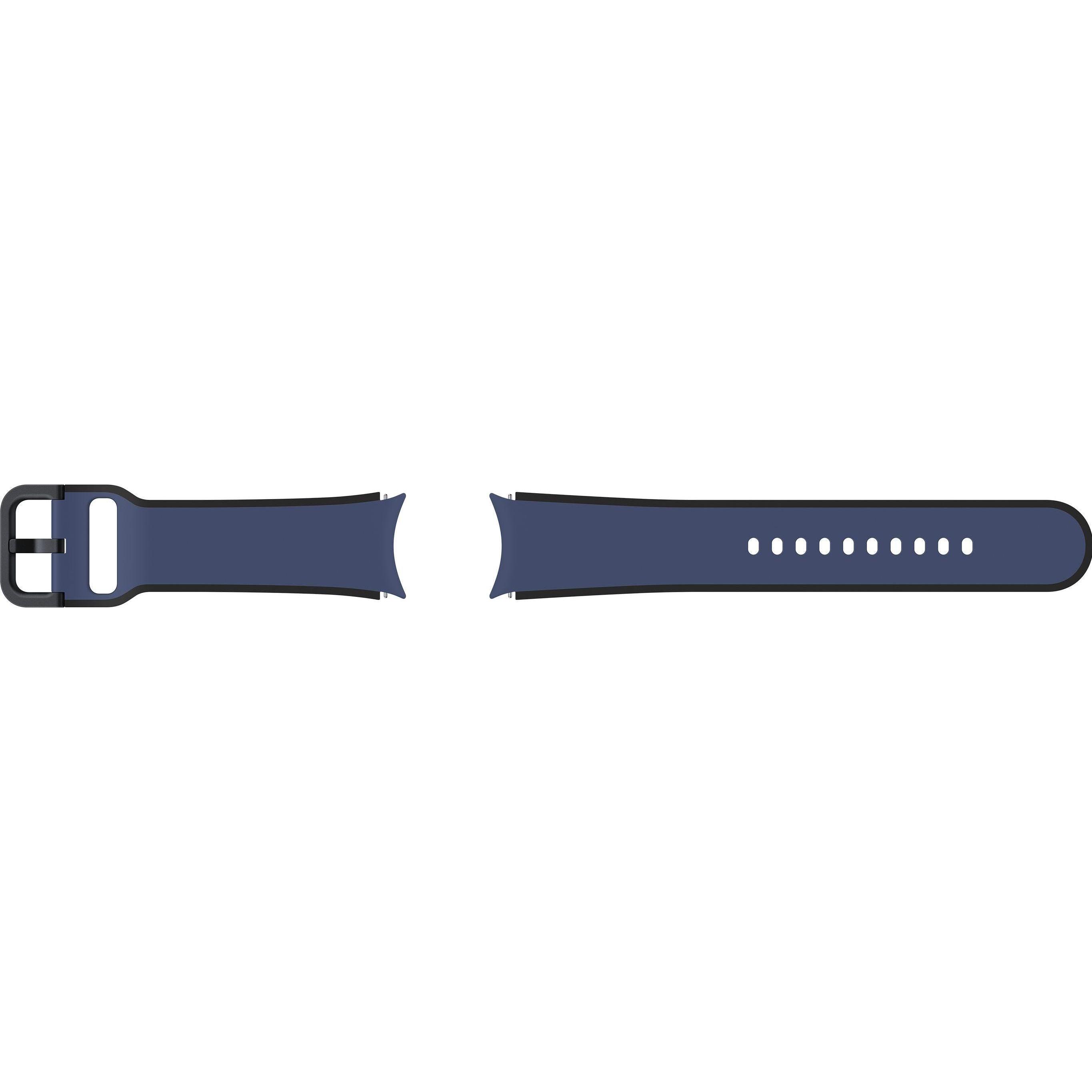 Thumbnail - Samsung Sportarmband Two-tone Sport Band Navy Blue (Fluorelastomer, Galaxy Watch 4, Galaxy Watch 5 Pro), Uhrenarmband, B...