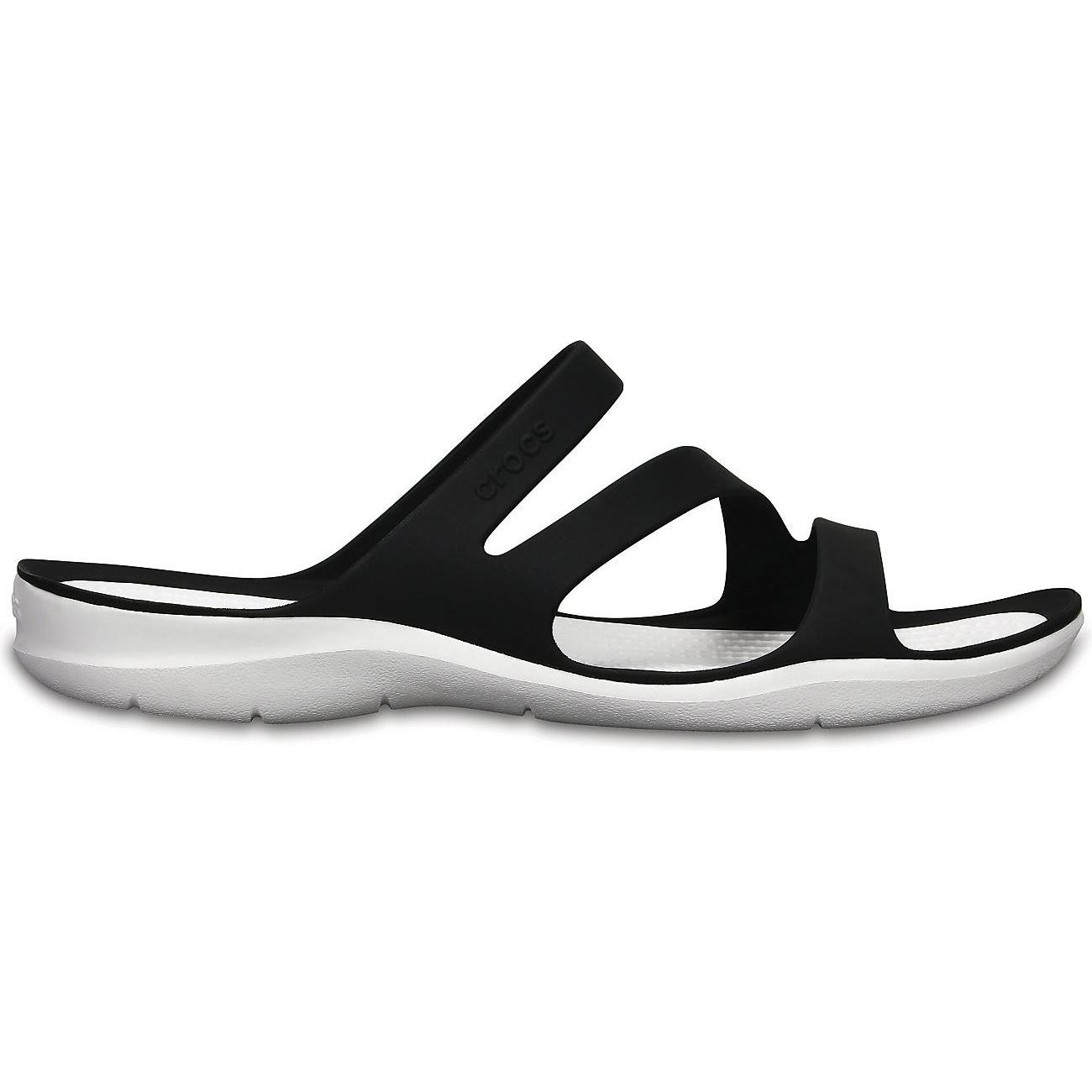 Crocs, Damen, Sandalen, Swiftwater, Schwarz, (34, 35)