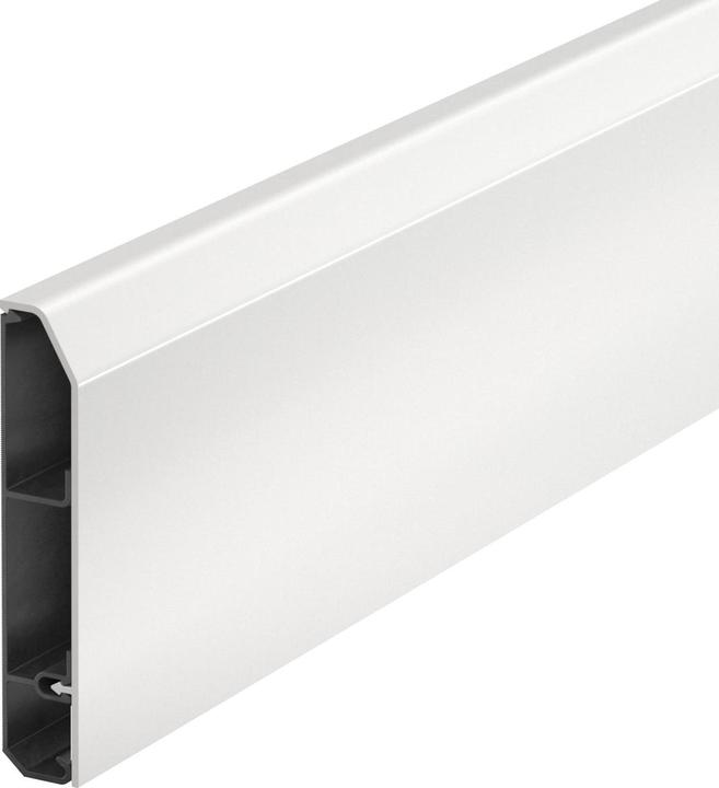 Produktbild OBO Bettermann Sockelleistenkanal SL Set 20x110 9010, 6132274 (Kabelkanal, 2000 mm)