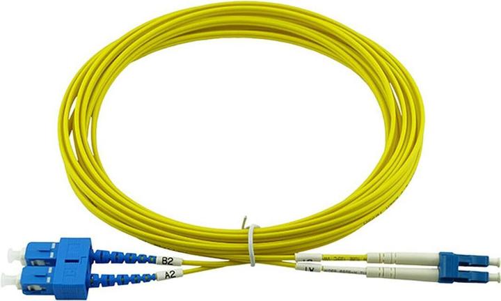 Produktbild BlueOptics CAB-SMF-LC-SC-15 kompatibles LC-SC Singlemode Patchkabel 15 Meter (15 m)