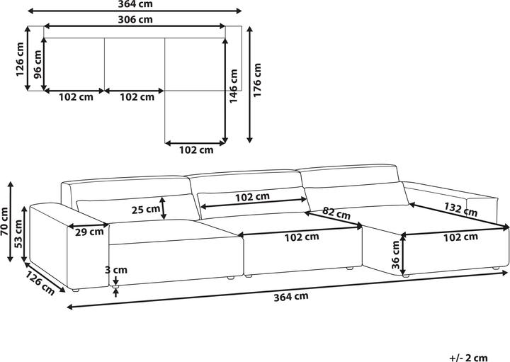 Produktbild Beliani Hellnar