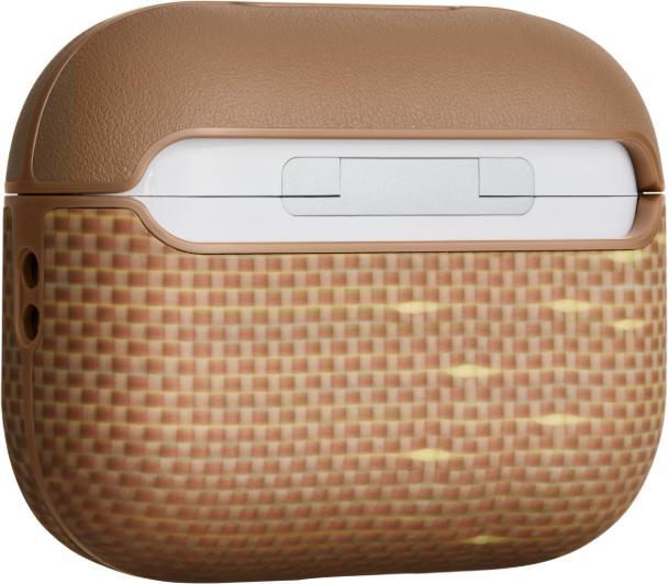 Actual product image Pitaka Aramid Fiber Magnetic Case, Golden Glint - AirPods Pro 3 (Headphone sleeve)
