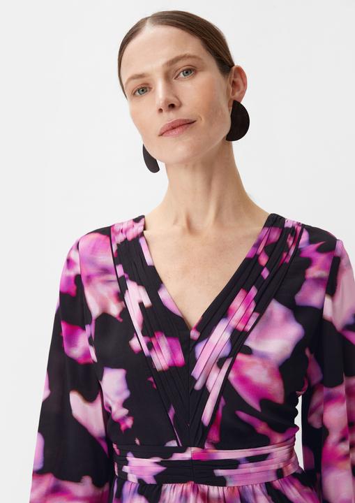 Produktbild Comma Kleid Kurzes Kleid mit Allovermuster (44)