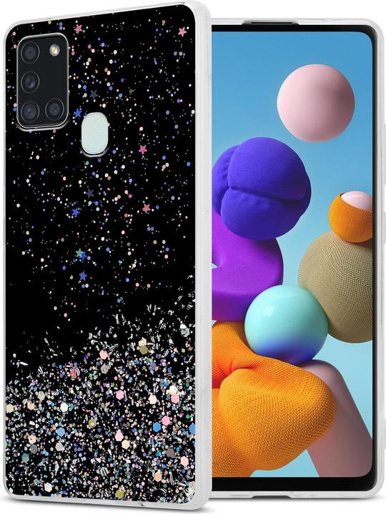 Produktbild Cadorabo TPU Cover funkelnder Glitter (Samsung Galaxy A21s)
