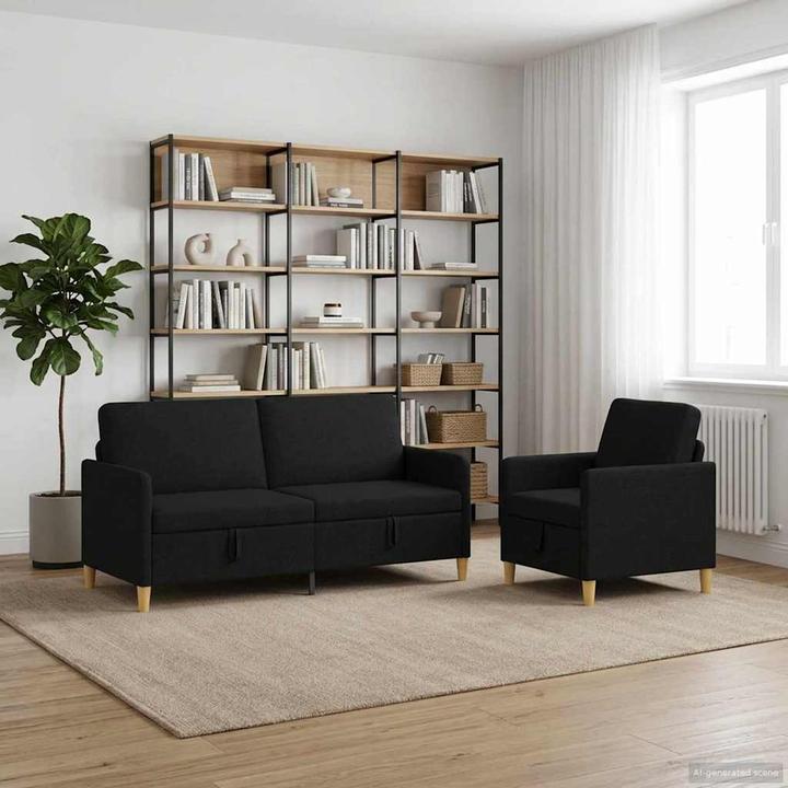 Produktbild vidaXL Sofa Set (1-Sitzer, 3-Sitzer)