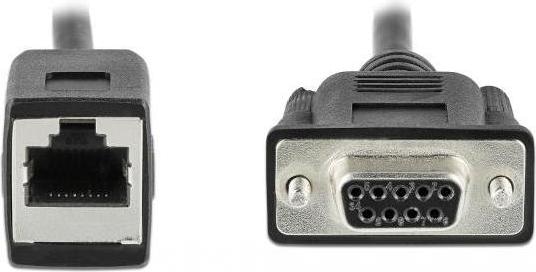 Produktbild Delock Seriell RS-232/422/485 Adapter DB9 Buchse zu RJ45 Buchse (0.20 m)