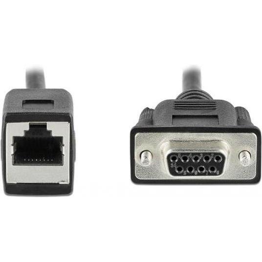 Thumbnail - Delock Seriell RS-232/422/485 Adapter DB9 Buchse zu RJ45 Buchse (0.20 m), Schnittstellenkabel