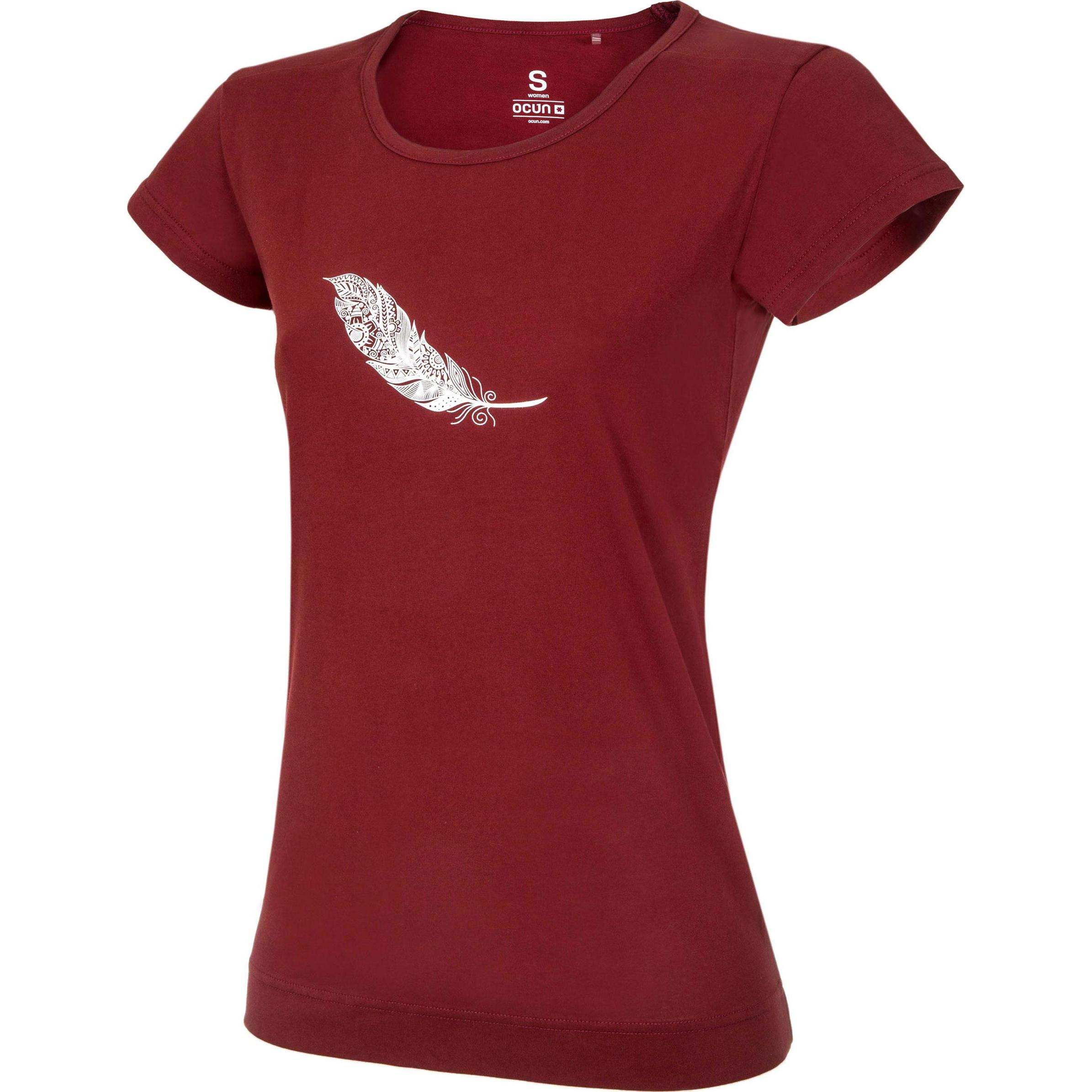 Ocun, Damen, Sportshirt, Women's Classic T Organic Feather (M), Rot, M