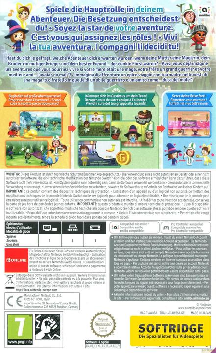 Image du produit Nintendo Miitopia (Switch, Multilingue)
